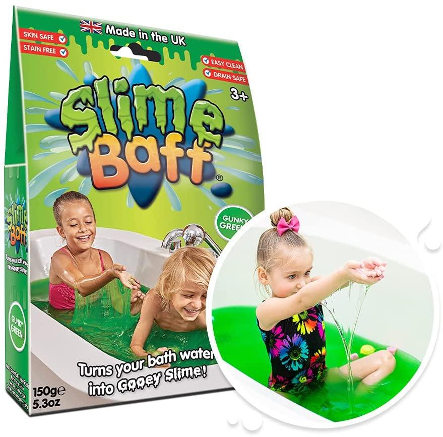 ZIMPLI KIDS SLIME BAFF 150G GREEN RED BLUE KIDS SAFE CLEAN GOO FUN BATH  WATER