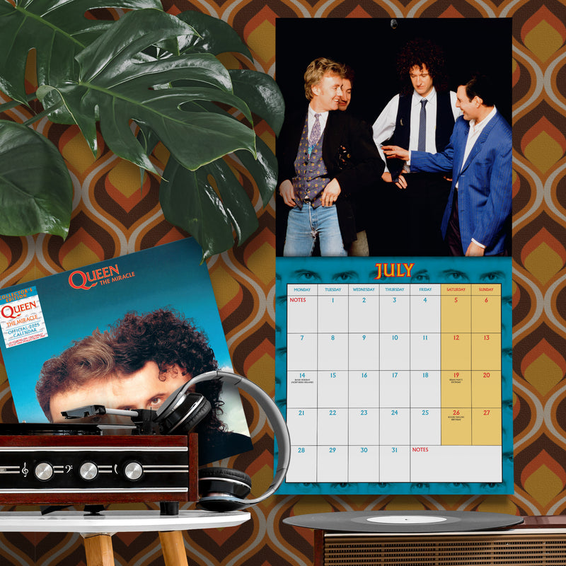 Queen 2025 Collector's Edition Record Sleeve Calendar