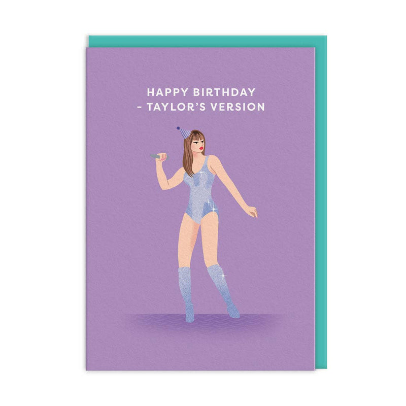 Happy Birthday Taylor's Version Greeting Card