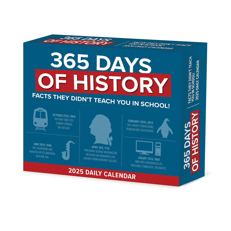 365 Days of History 2025 Box Calendar