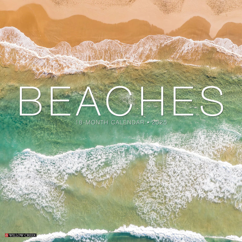 Beaches 2025 Wall Calendar