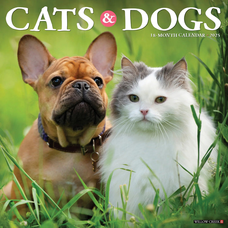 Cats & Dogs 2025 Wall Calendar