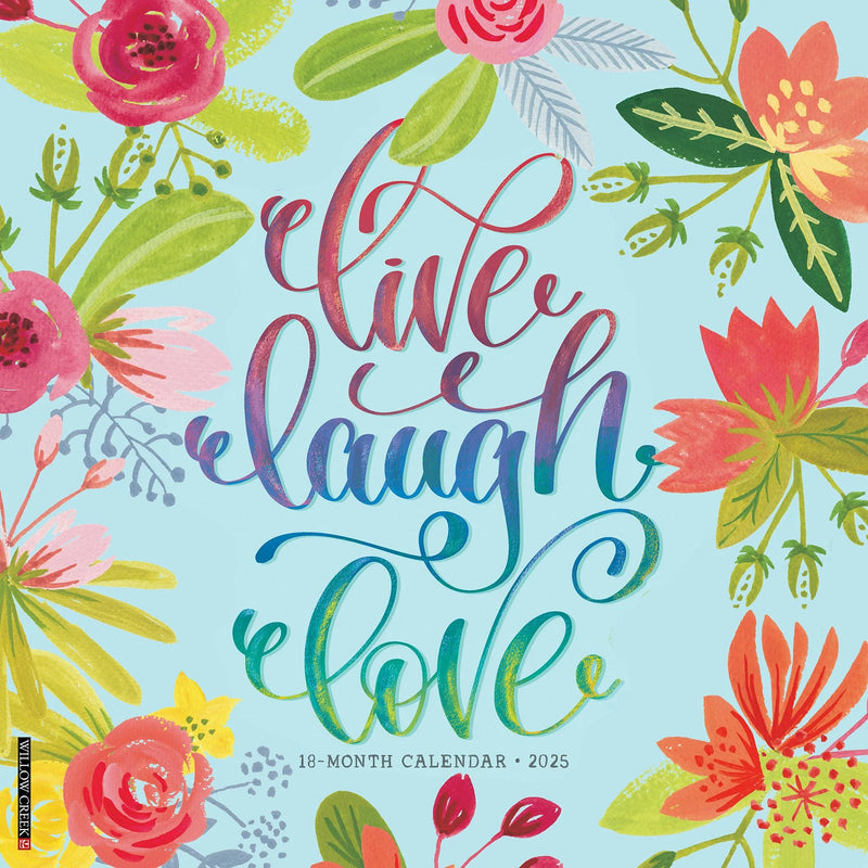 Live, Laugh, Love 2025 Wall Calendar