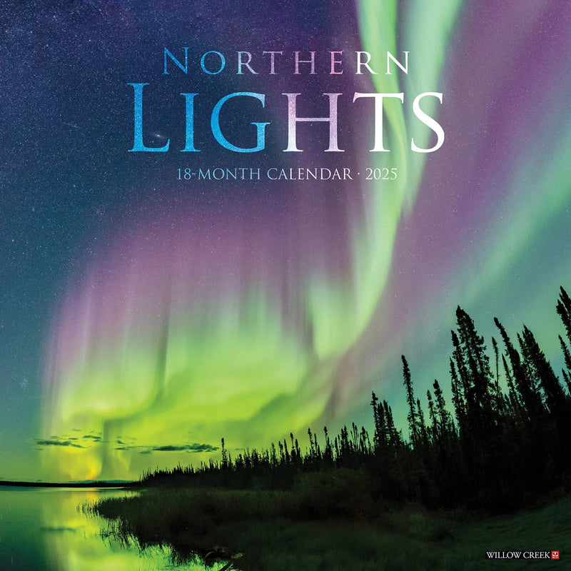 Northern Lights 2025 Wall Calendar