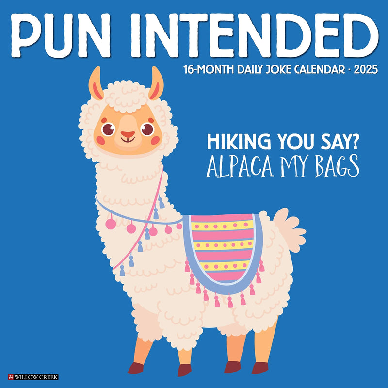 Pun Intended 2025 Wall Calendar