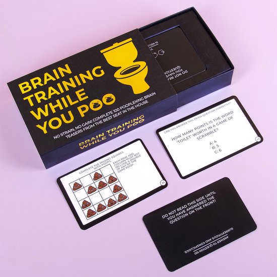 Brain Training While You Poo