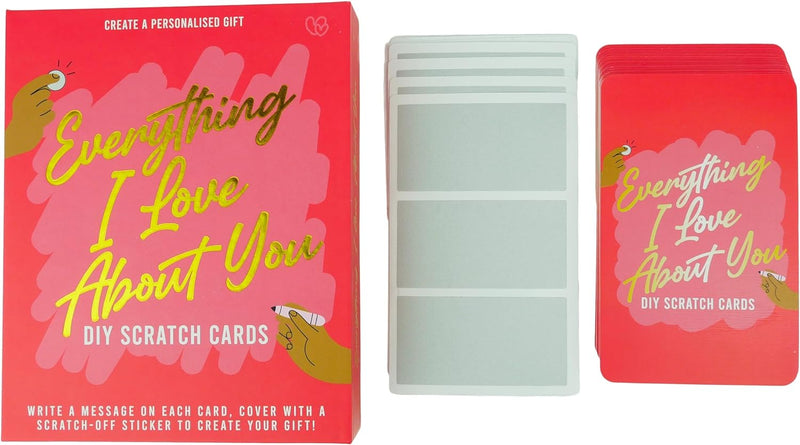 Everything I Love About You Scratch Cards