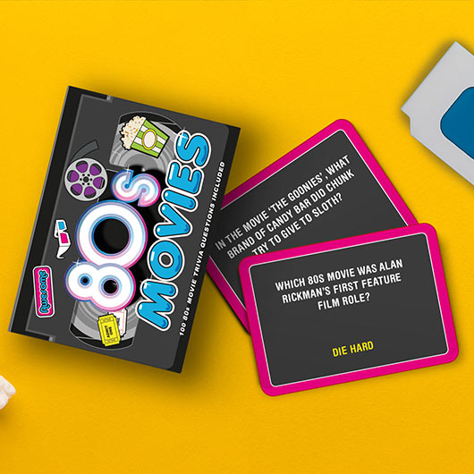 Awesome 80s Movie Trivia Card Pack