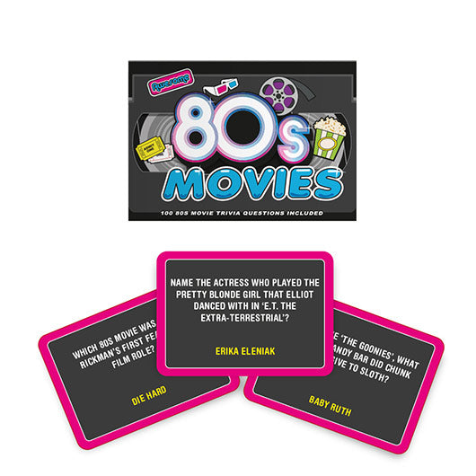 Awesome 80s Movie Trivia Card Pack