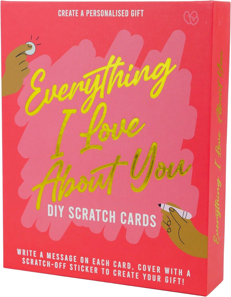 Everything I Love About You Scratch Cards