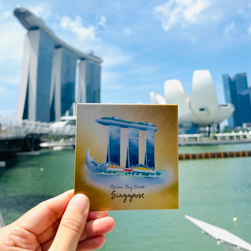 Singapore Icons Magnet - Marina Bay Sands