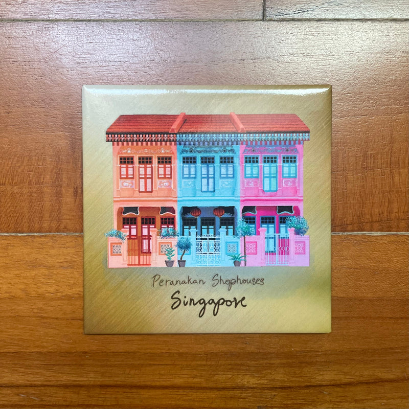 Singapore Icons Magnet - Peranakan Shophouses