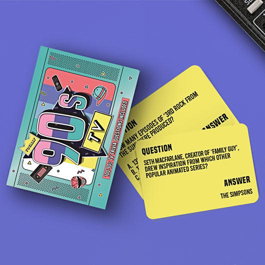 Totally 90s TV Trivia Card Pack