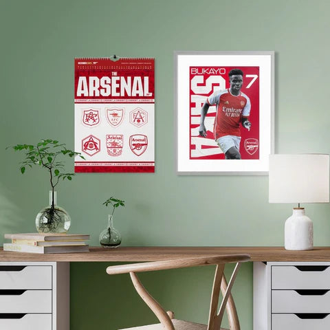 Arsenal FC 2025 A3 Deluxe Calendar