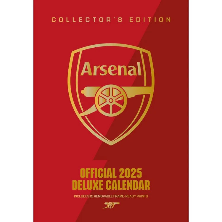 Arsenal FC 2025 A3 Deluxe Calendar