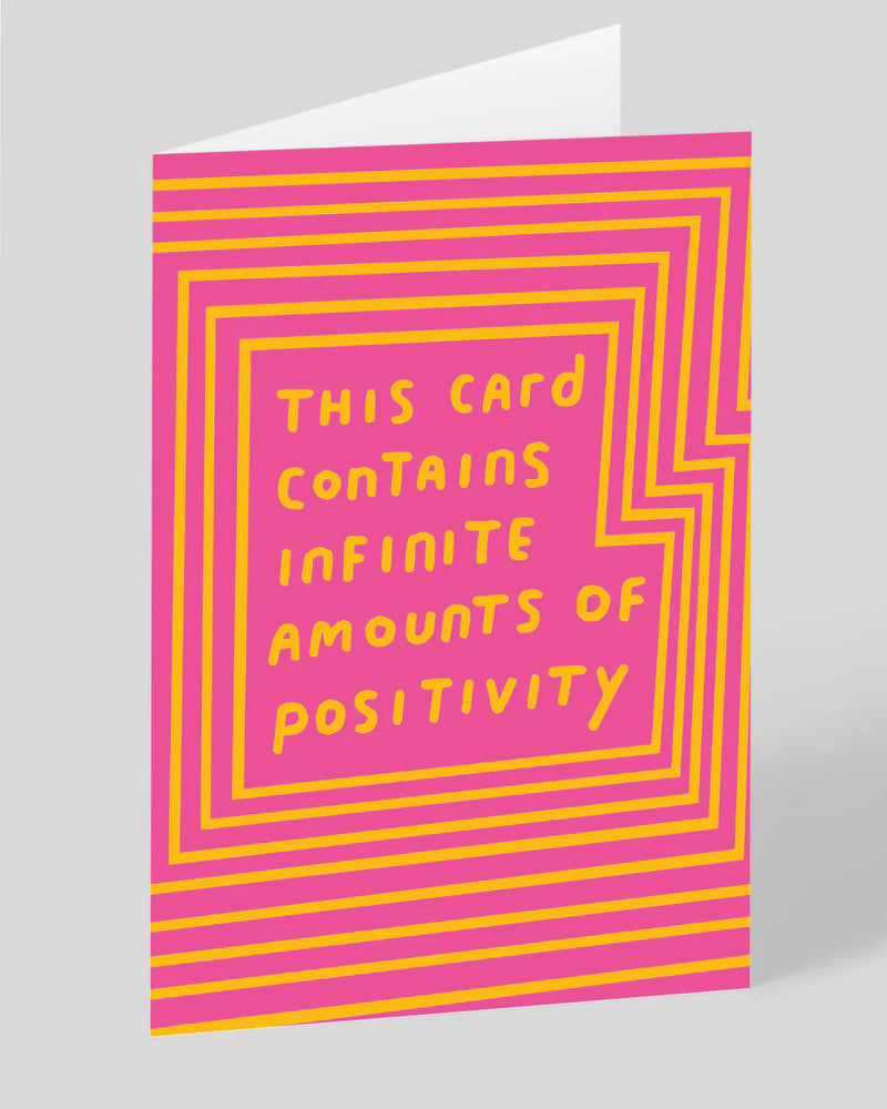 Infinite Positivity Greeting Card