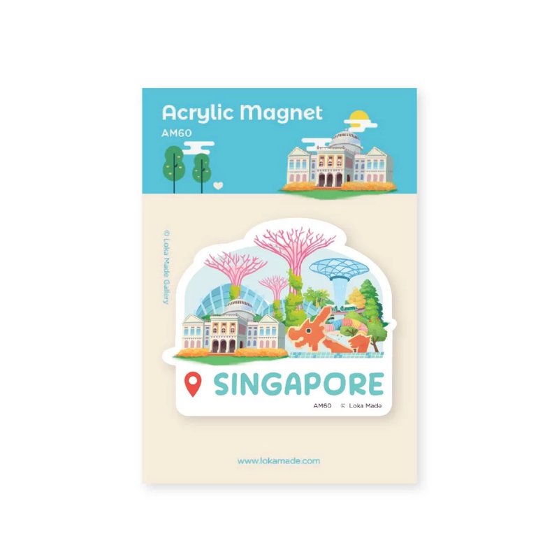 Singapore Acrylic Magnet - Discovering Singapore