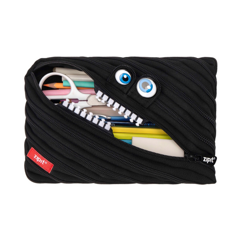 Bemused Monster Jumbo Pouch - Black