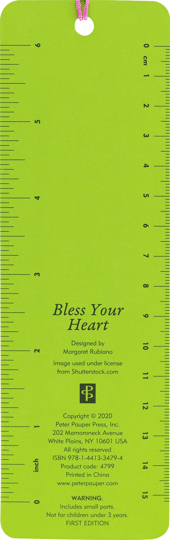 Beaded Bookmark - Bless Your Heart