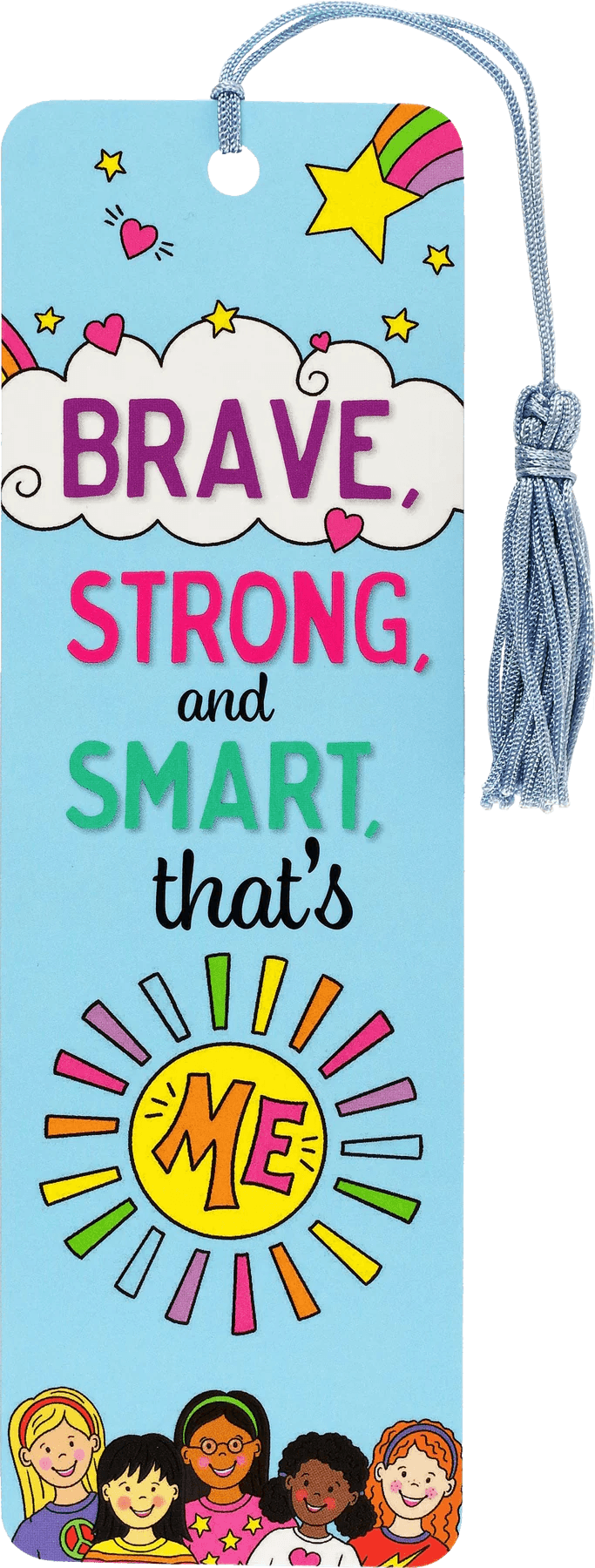 Children's Bookmark - Brave, Strong, and Smart, That's Me