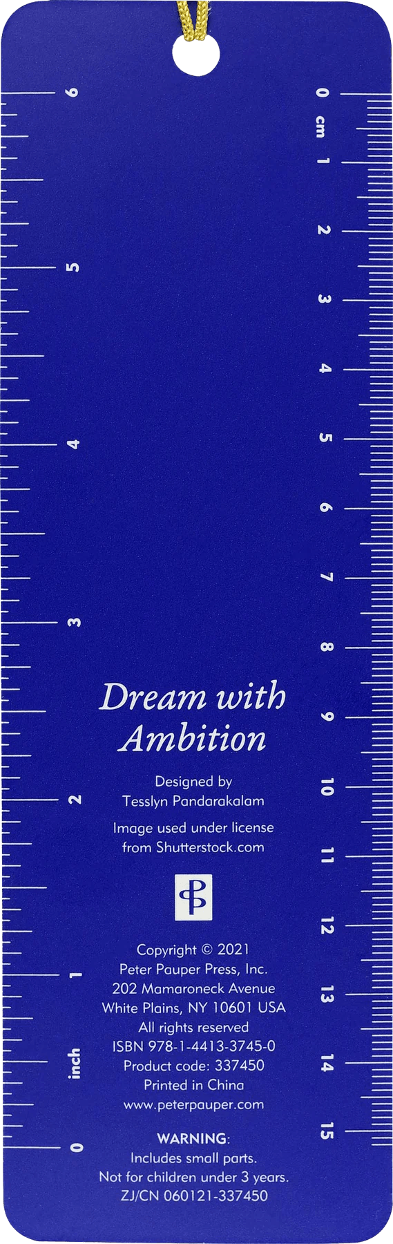 Beaded Bookmark- Dream With Ambition