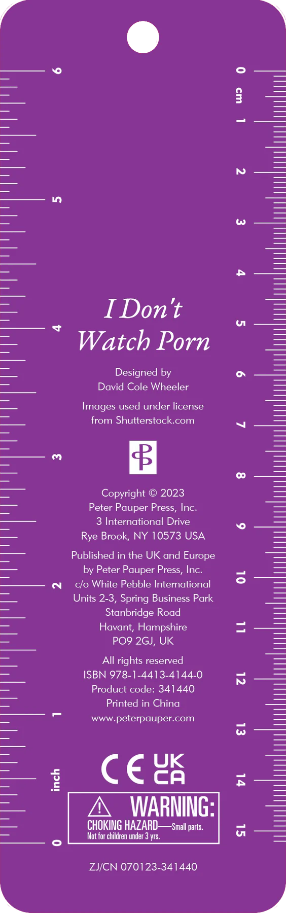 Beaded Bookmark - I Don’t Watch Porn