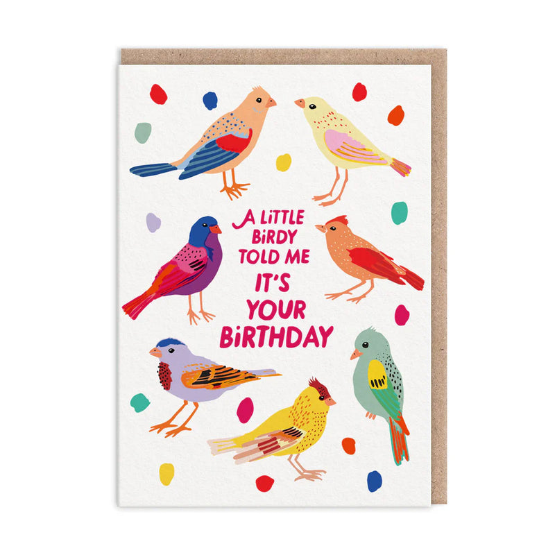 Birdies Birthday Card