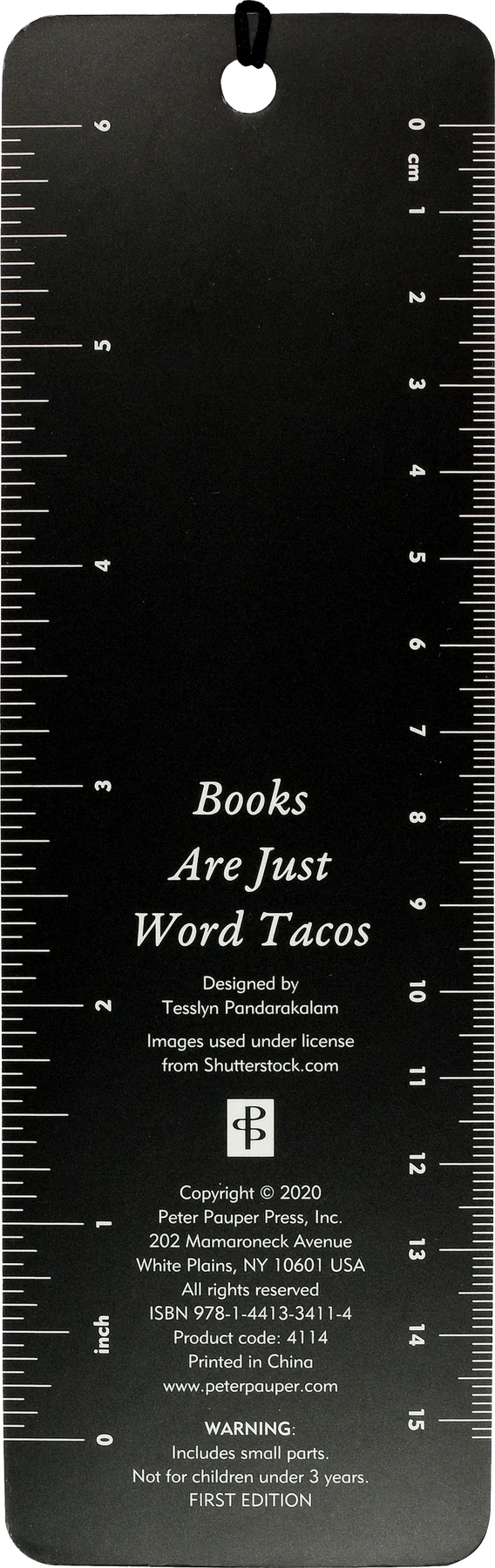 Beaded Bookmark - Books Are Just Word Tacos