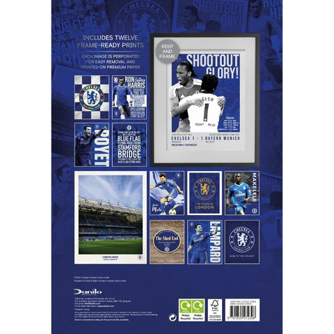 Chelsea FC 2025 A3 Deluxe Calendar