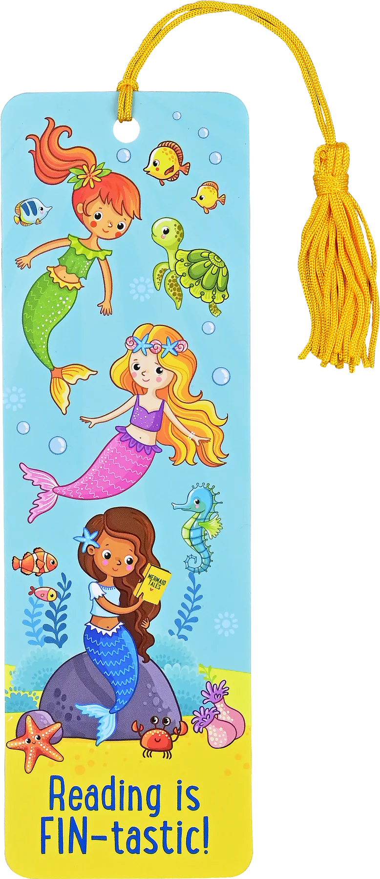 Children's Bookmark - Reading is FIN-tastic!