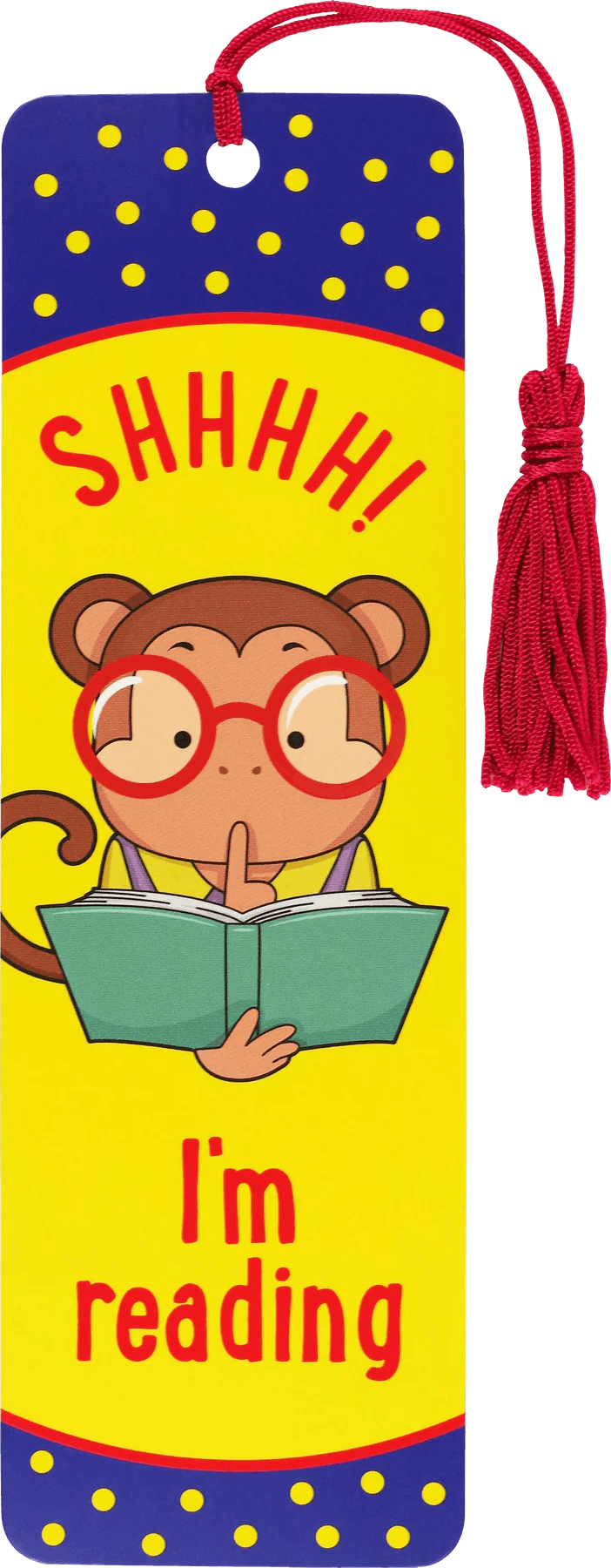 Children's Bookmark - Shhhh! I'm Reading