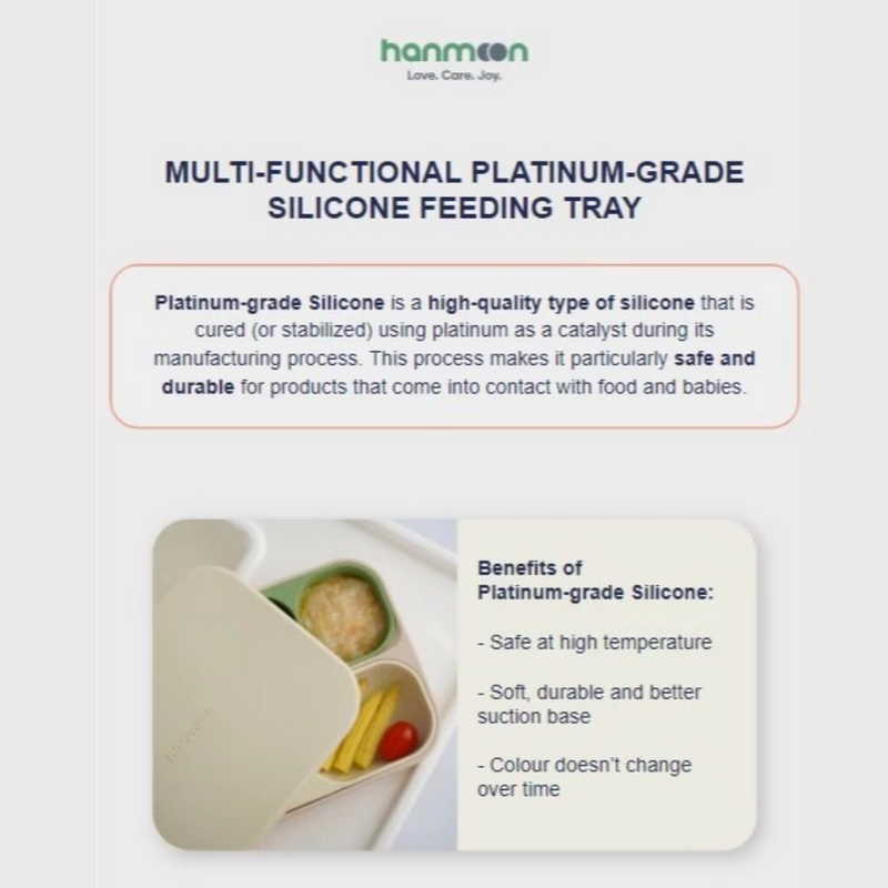 Detachable Silicone Feeding Tray