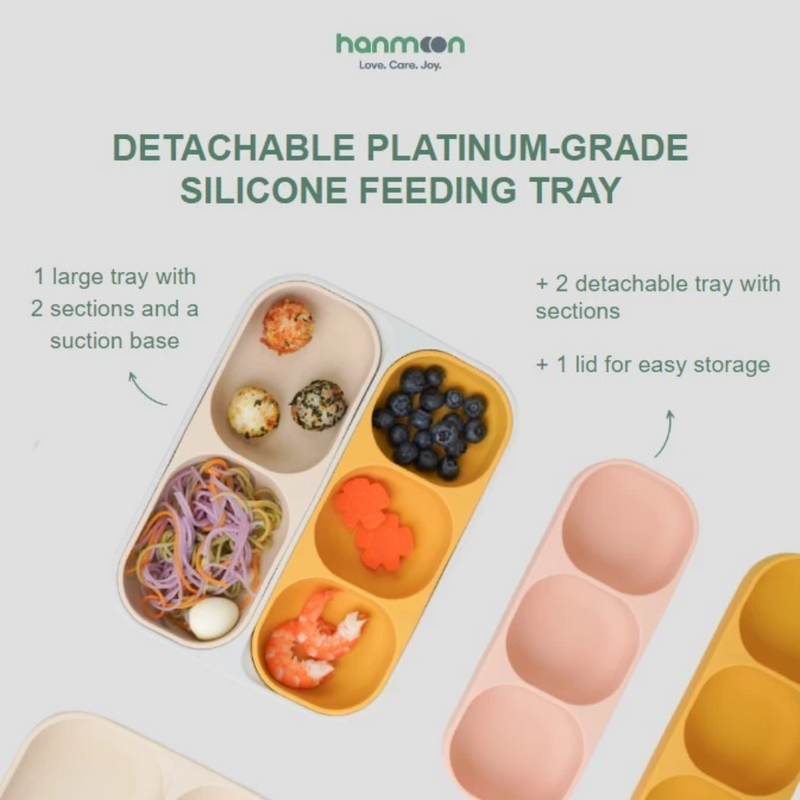 Detachable Silicone Feeding Tray