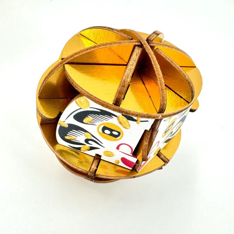 Drama Daruma - Gold (Fortune)