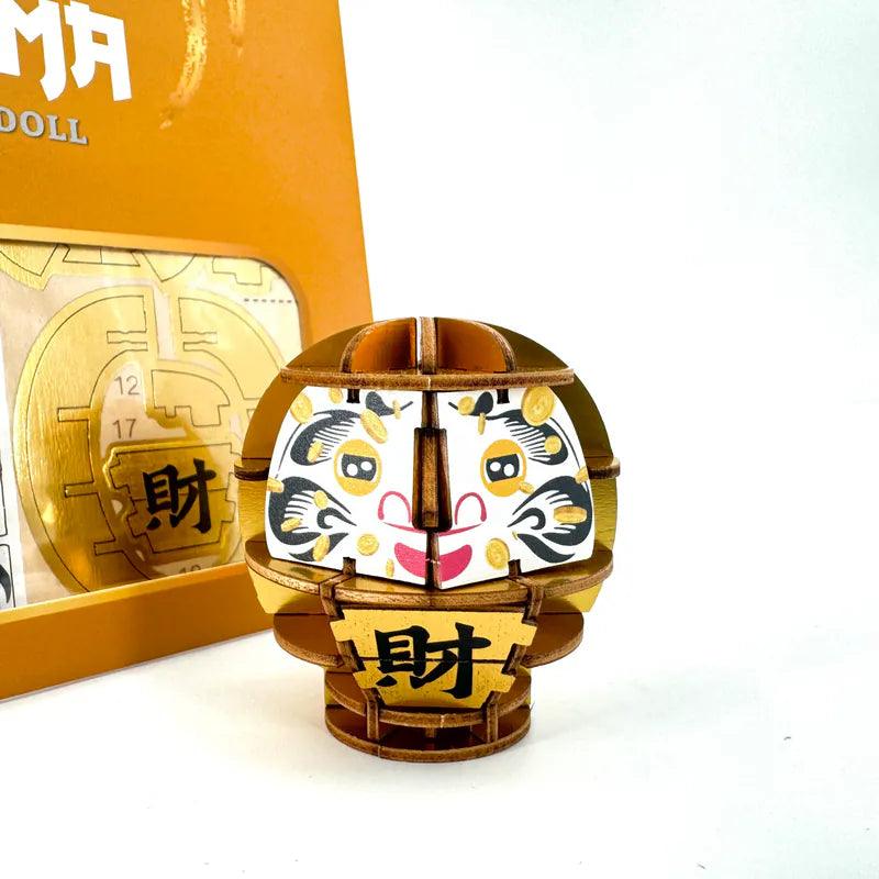 Drama Daruma - Gold (Fortune)