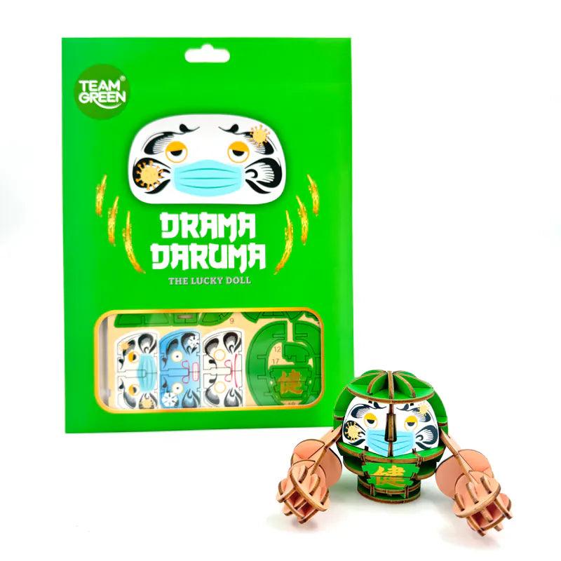 Drama Daruma - Green (Health)