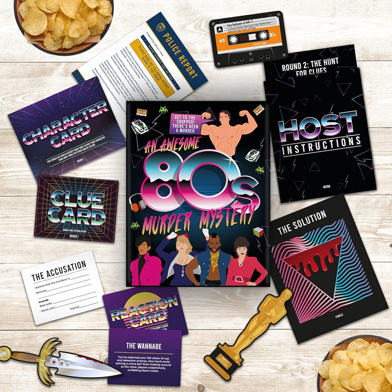 Awesome 80s Murder Mystery Kit