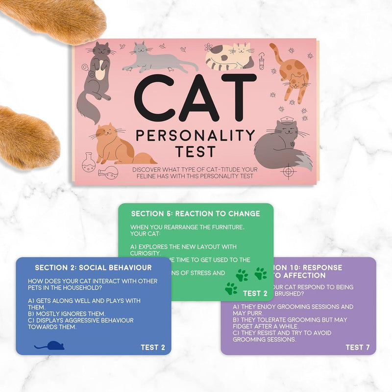 Cat Personality Test Cards