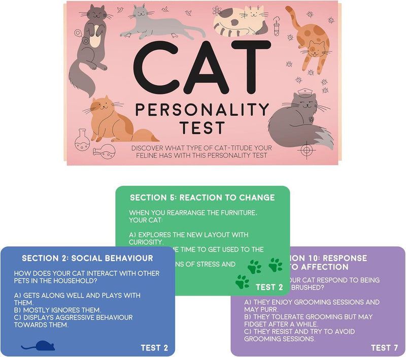 Cat Personality Test Cards