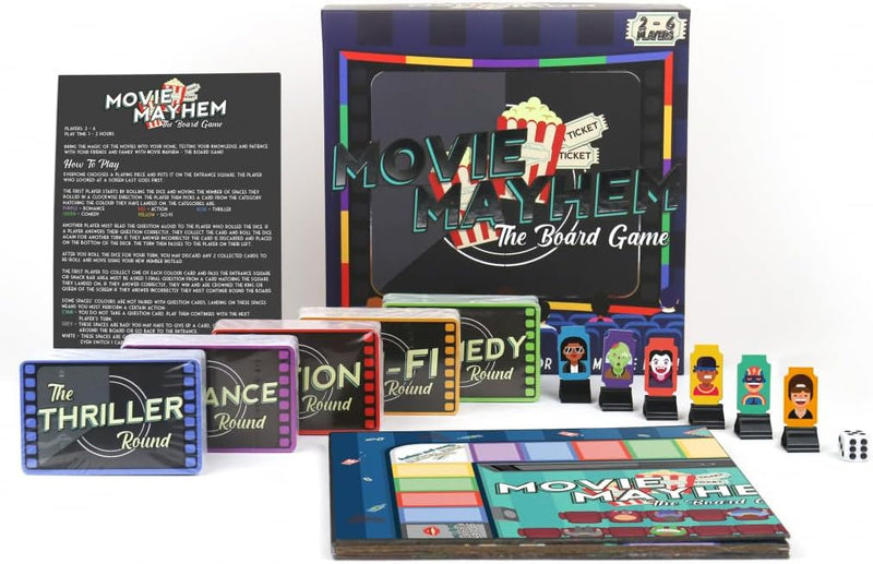 Movie Mayhem Board Game