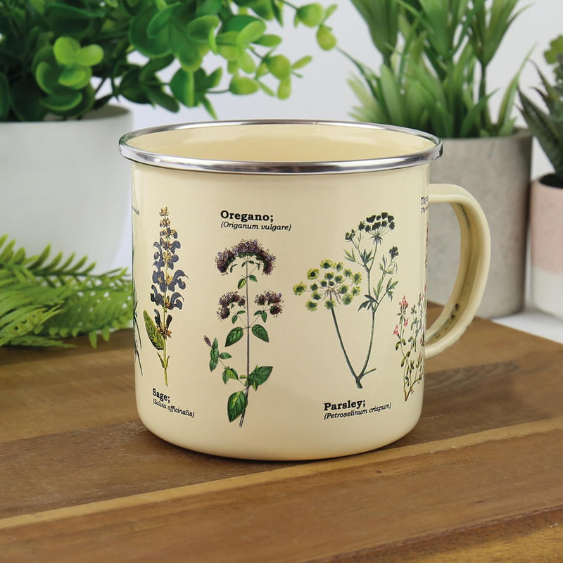 Enamel Mug - Herbs