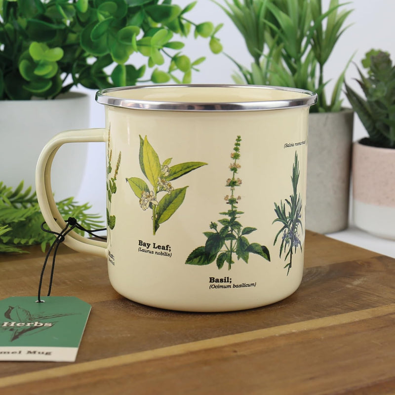 Enamel Mug - Herbs