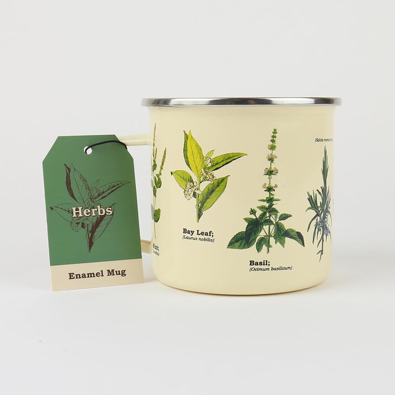 Enamel Mug - Herbs