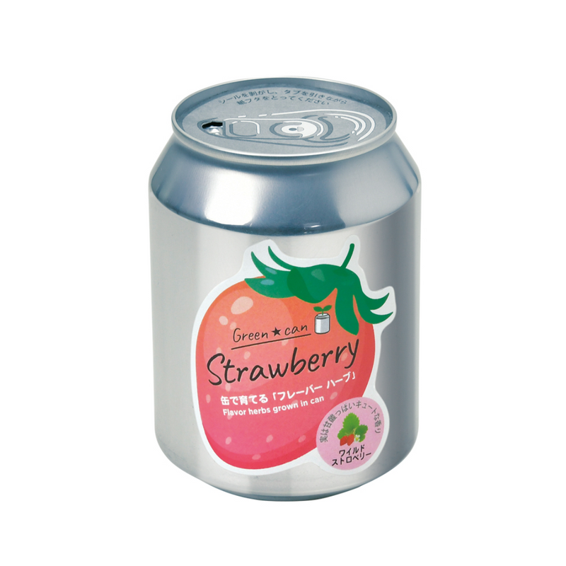 Green Can Growing Kit - Wild Strawberry