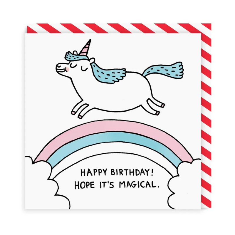 Magical Unicorn Birthday Card