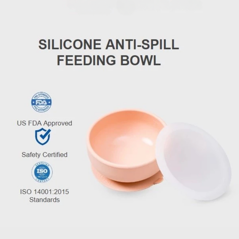 Silicone Anti-Spill Feeding Bowl