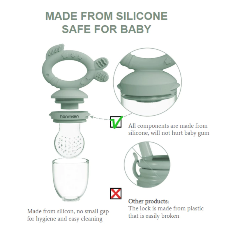 3-in-1 Silicone Fruit Feeder