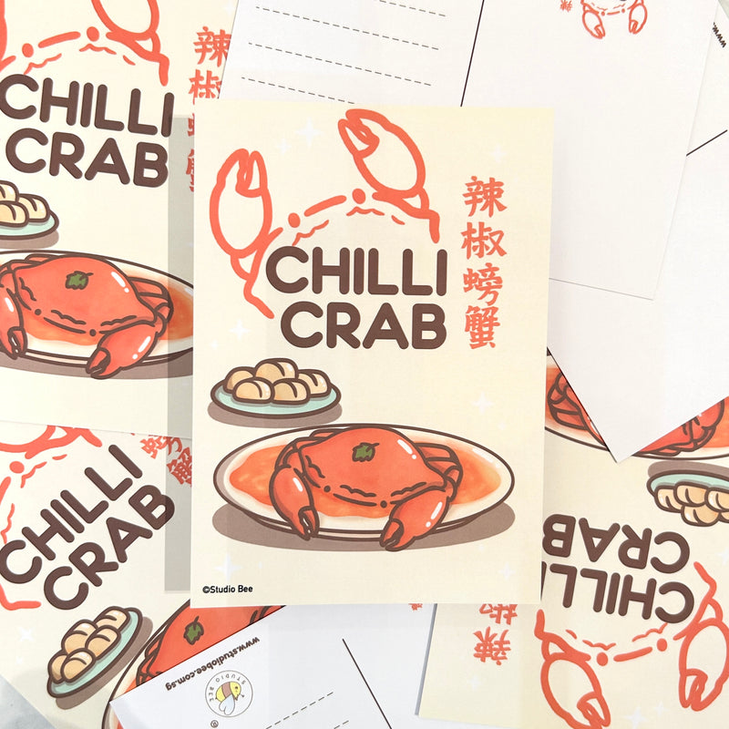 Singapore Chilli Crab Postcard