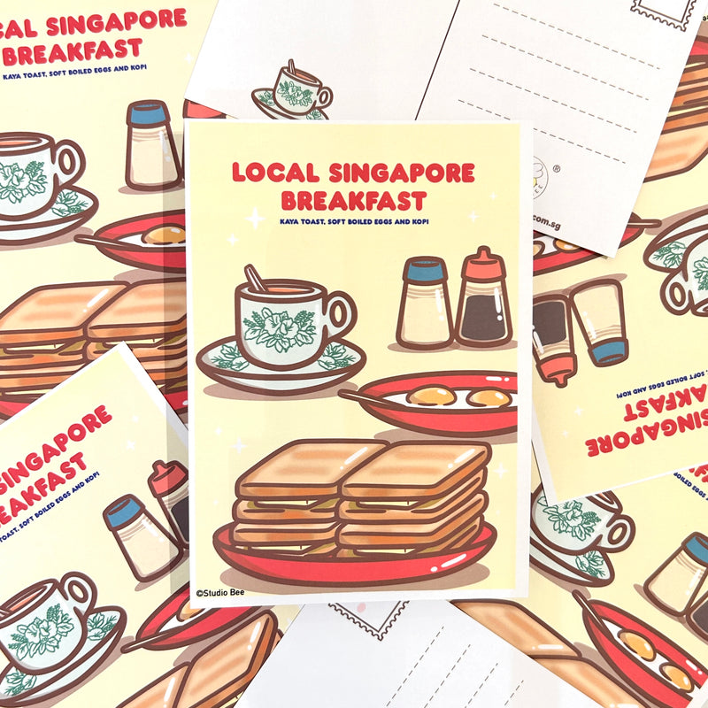 Local SG Breakfast Postcard