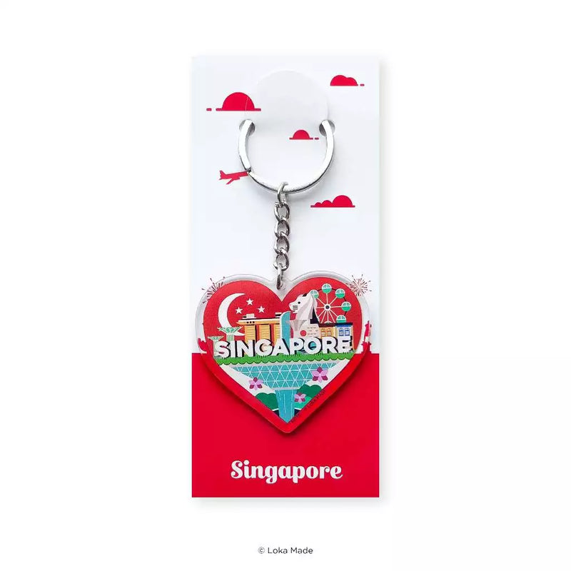 Singapore Keychain - I Love Singapore